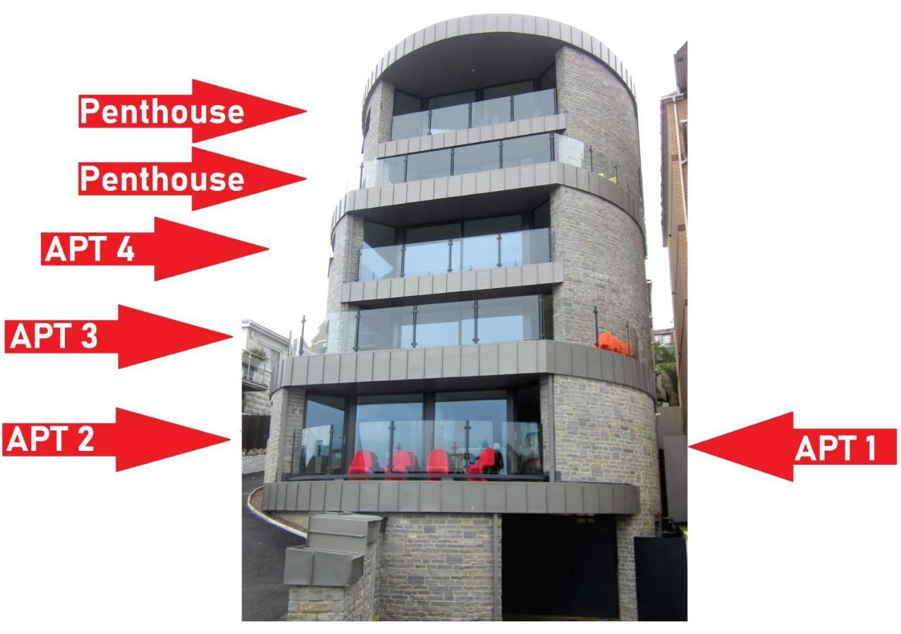 2 The View Apartments Ilfracombe - Seafront, Parking, Lift, Ev Buitenkant foto